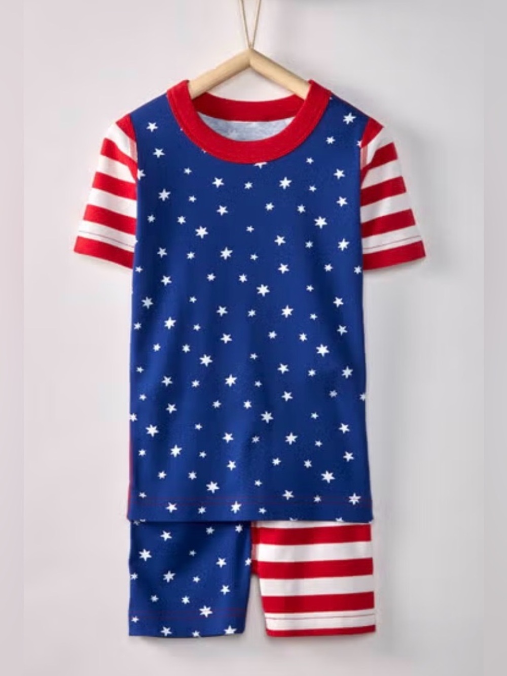 Hanna Andersson Short John Pajamas 🇺🇸 4th of July print